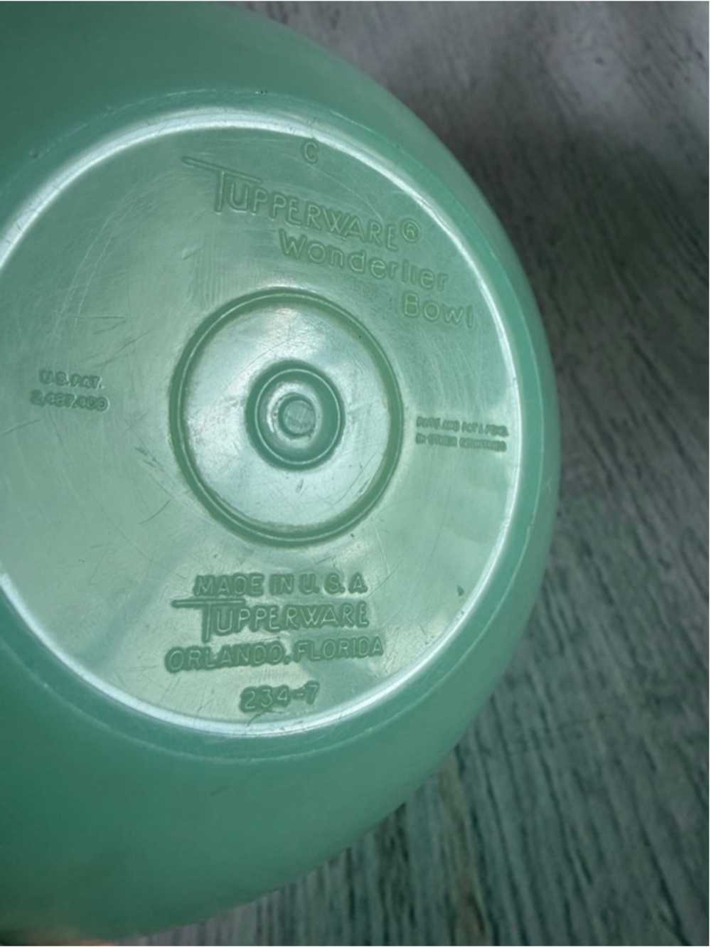 Tupperware Green Wonderlier Bowl with White Lid One Size - Picture 4 of 7